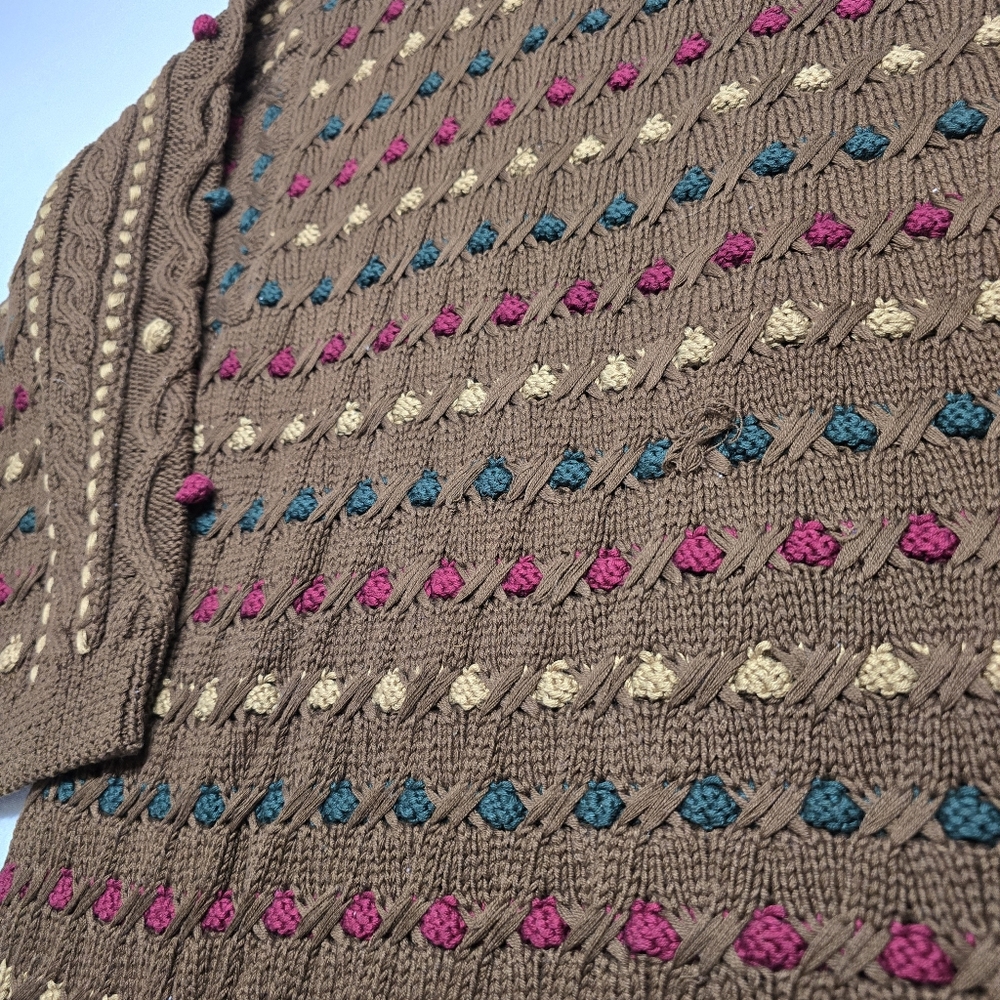Vintage Anne Klein Brown Sweater - Picture 6 of 7